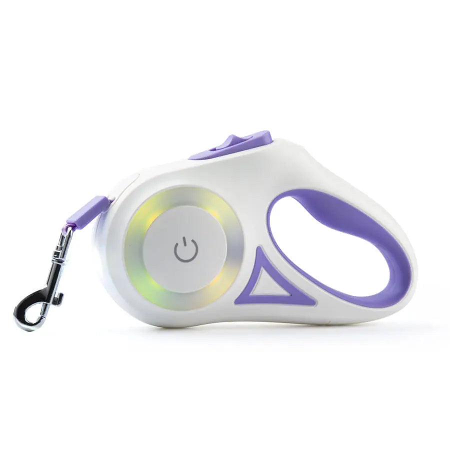 Glowing Dog Leash Pet Leash Automatic Retractable Dog Leash Dog Chain Dog Leash Dog Supplies Rope eprolo