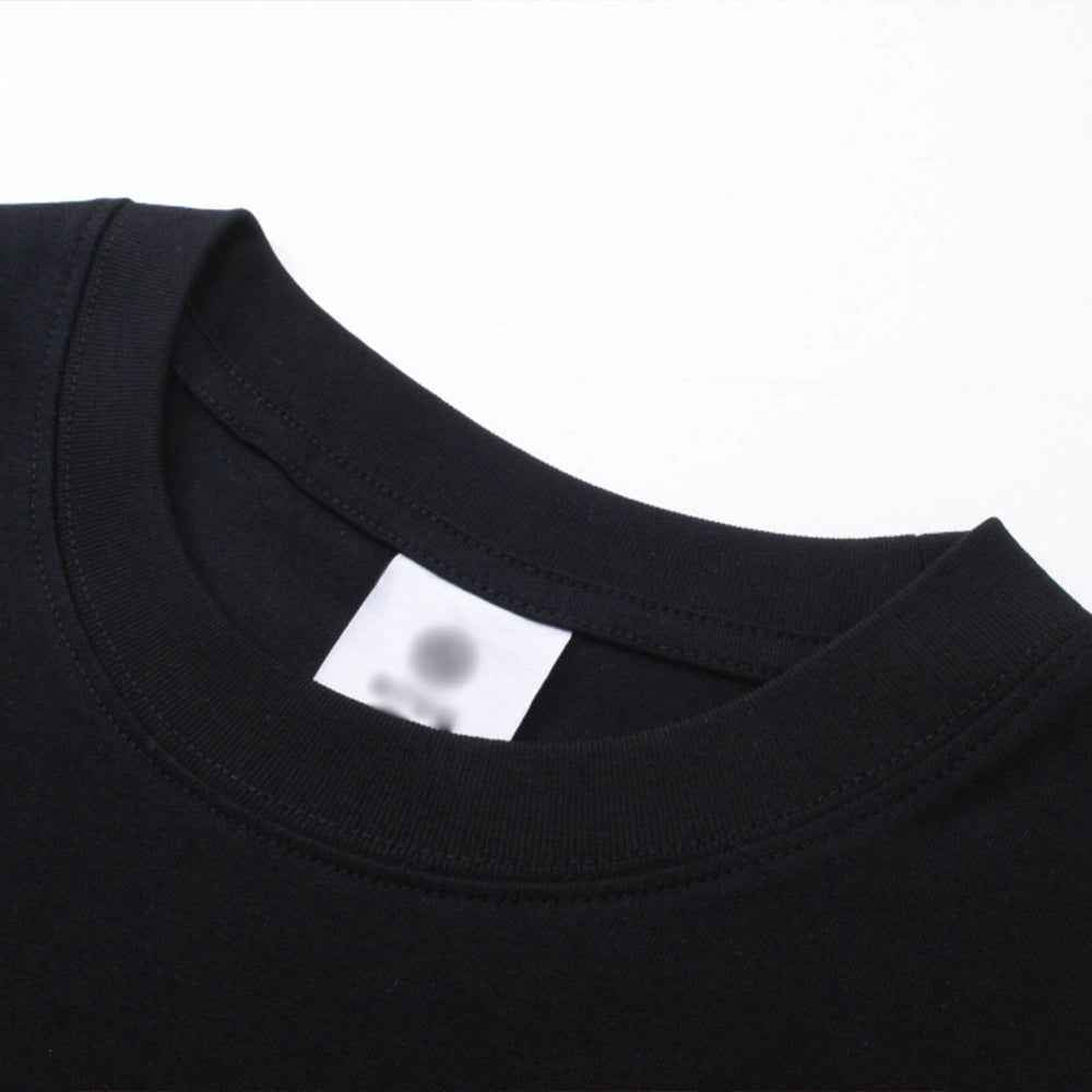 Animal cartoon printed short sleeved T-shirt
