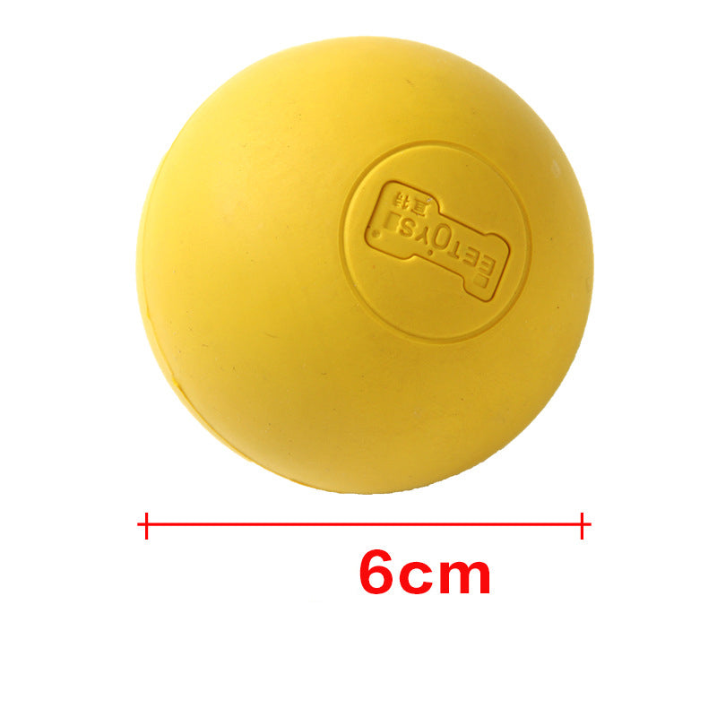 Rubber elastic solid ball dog toy grinding interactive training pet ball