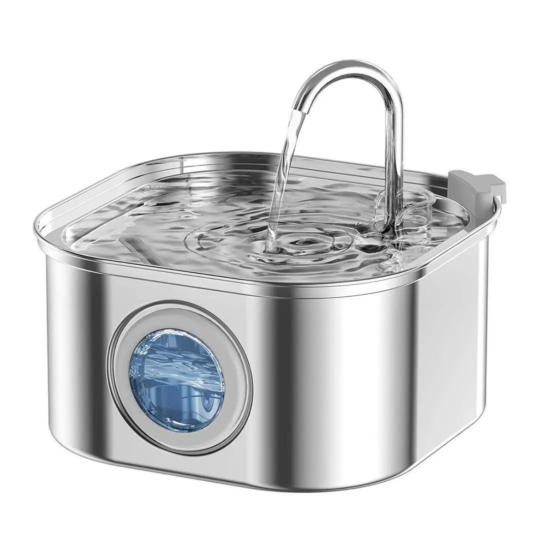 Stainless Steel Smart Pet Water Dispenser with Automatic Circulation and Filtration, Large Capacity Feeder for Cats and Dogs eprolo