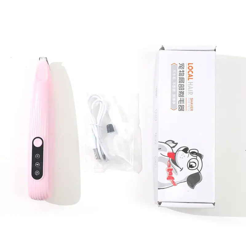 Pet hair foot hair LED pet shaver electric push shear tool pet supplies eprolo