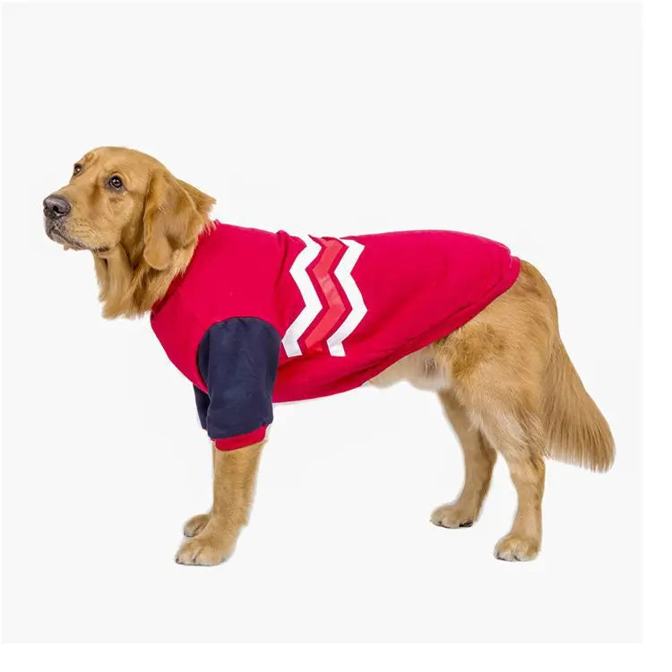 New Pet Clothing Dog Clothes Cotton Big Dog Wave Sweater Pet Supplies Pet Sweater Leisure eprolo