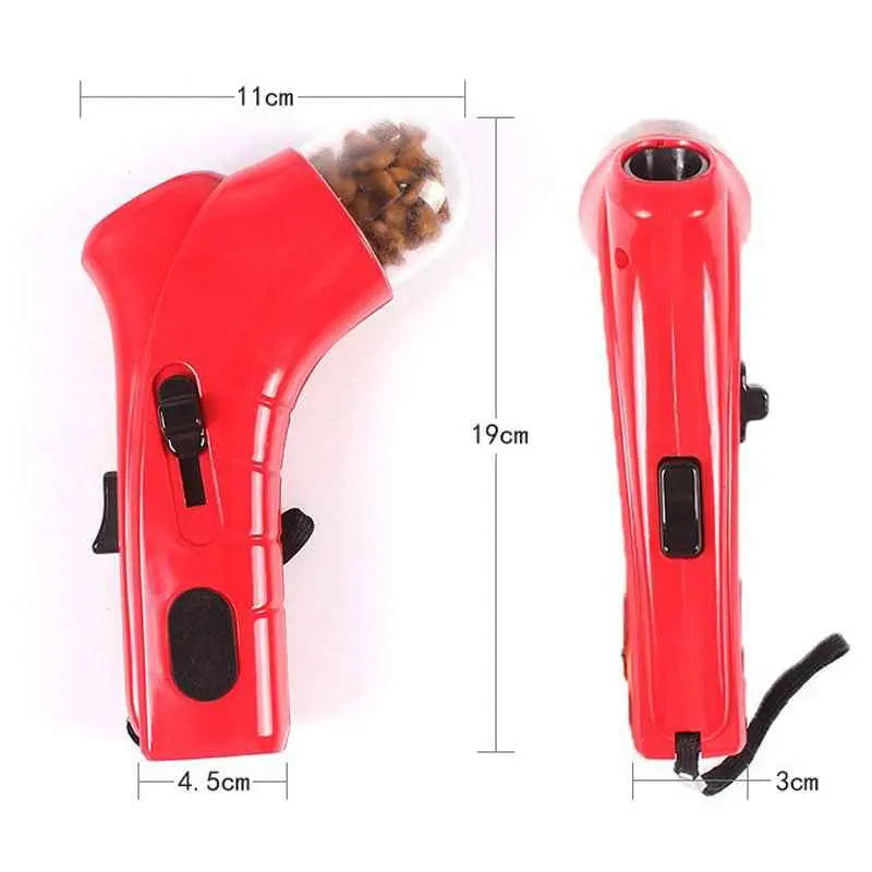 Pet Food Catapult Feeder Interactive Dog Cat Treat Launcher Funny Training Toy