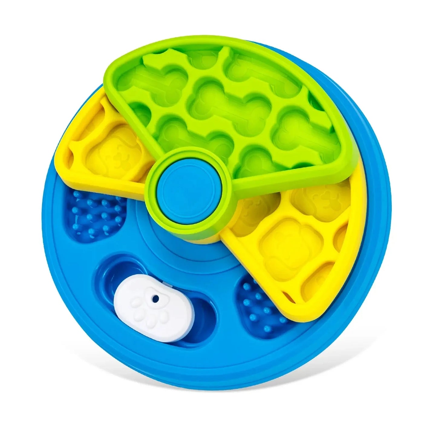 2-Layers Dog Puzzle Toys Slow Feeder Food Dispenser Interactive Increase Puppy IQ Anti-Choking Tableware Dog Licking Plates - Needora