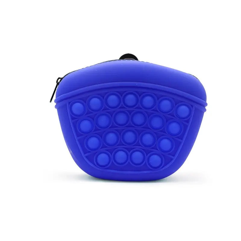 Snack bag silicone dog food bag portable dog training waist bag training bag dog snack bag dog training supplies eprolo
