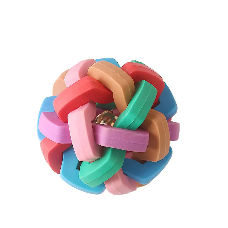 Colorful Bite Resistant Bell Ball Toy for Pets Needora