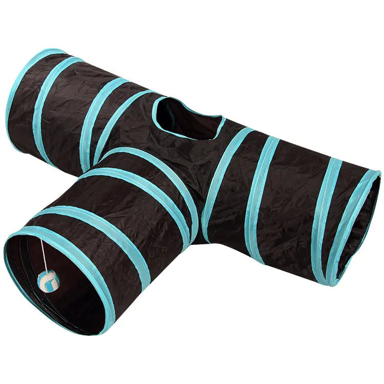 Pet Cat Toys Rainbow Cat Tunnel Pet Runway Rolling Dragon Channel Interactive Pet Supplies eprolo