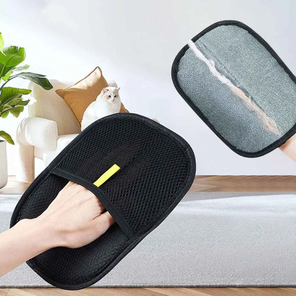 Pet Hair Remover Glove Deshedding Mitt for Dogs Cats Rabbits Long Short Hair