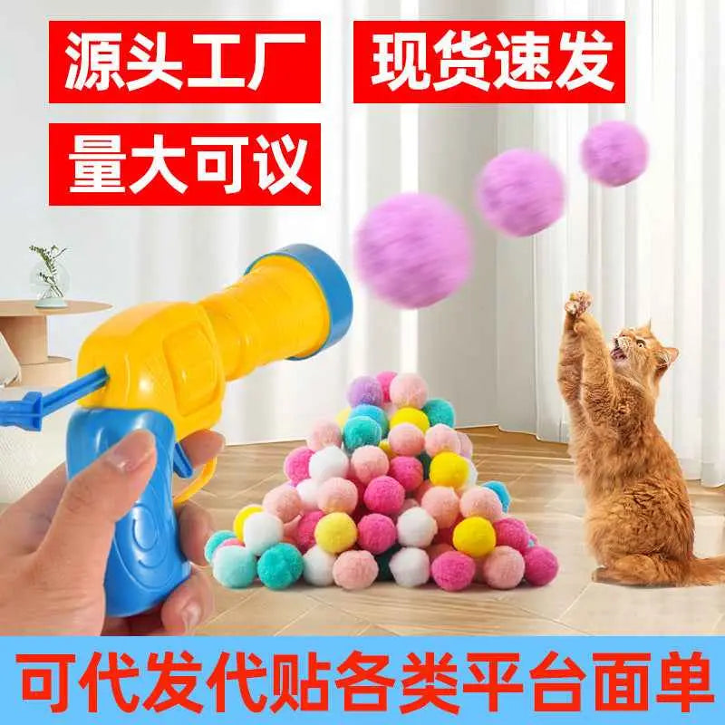 Interactive Cat Ball Shooter – Automatic Play & Boredom Relief Toy
