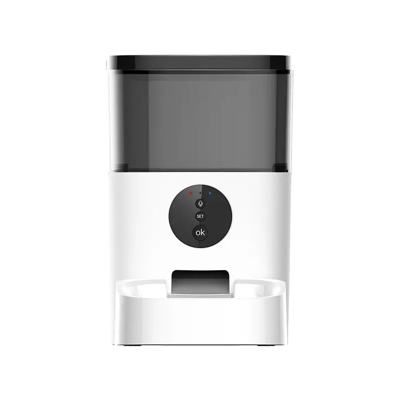 The Smartphone APP Of Pet Feeder Controls The Intelligent Automatic Feeding Machine 4L For Regular Quantification Of Cat And Dog Food eprolo