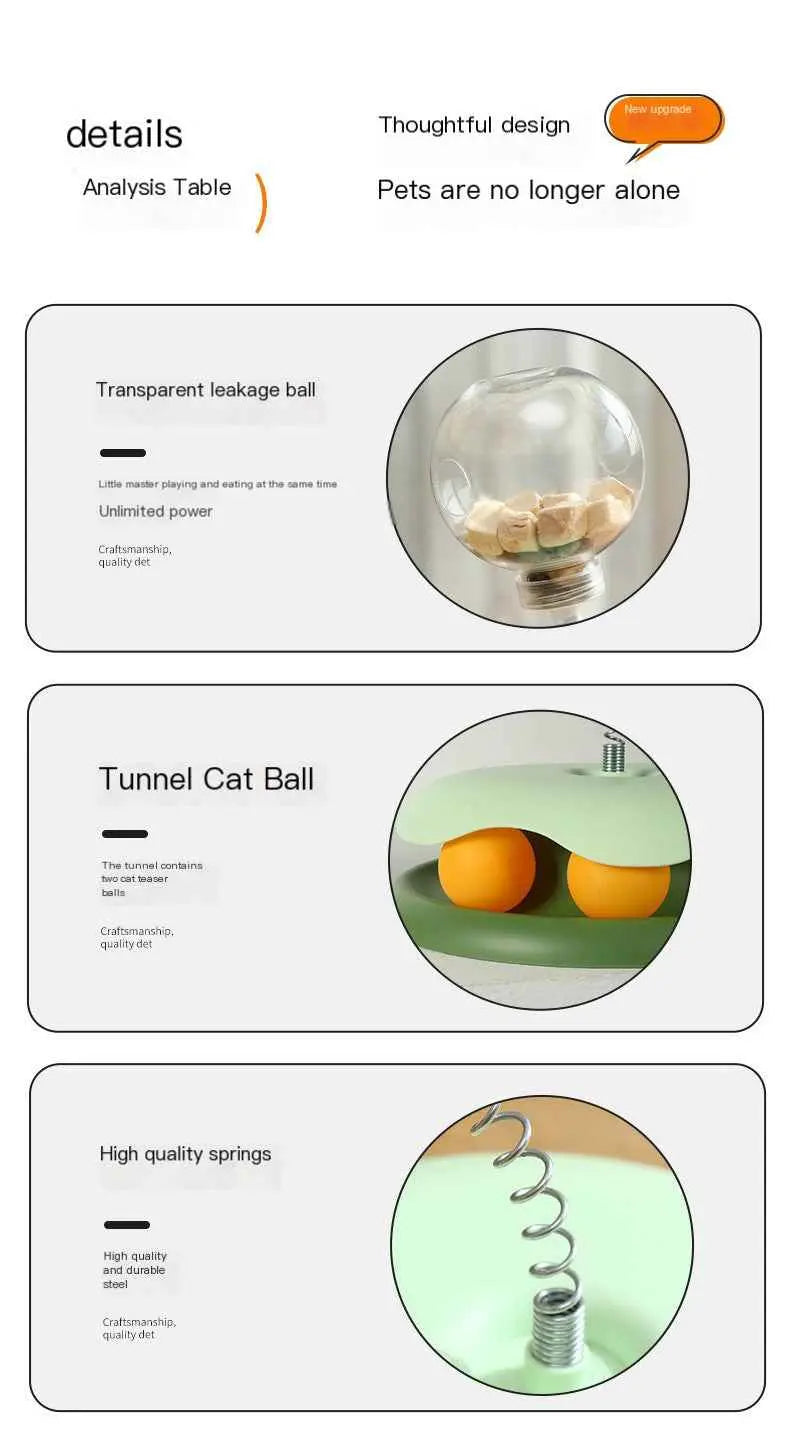 Cat Toy Leaky Ball (Single Piece)
