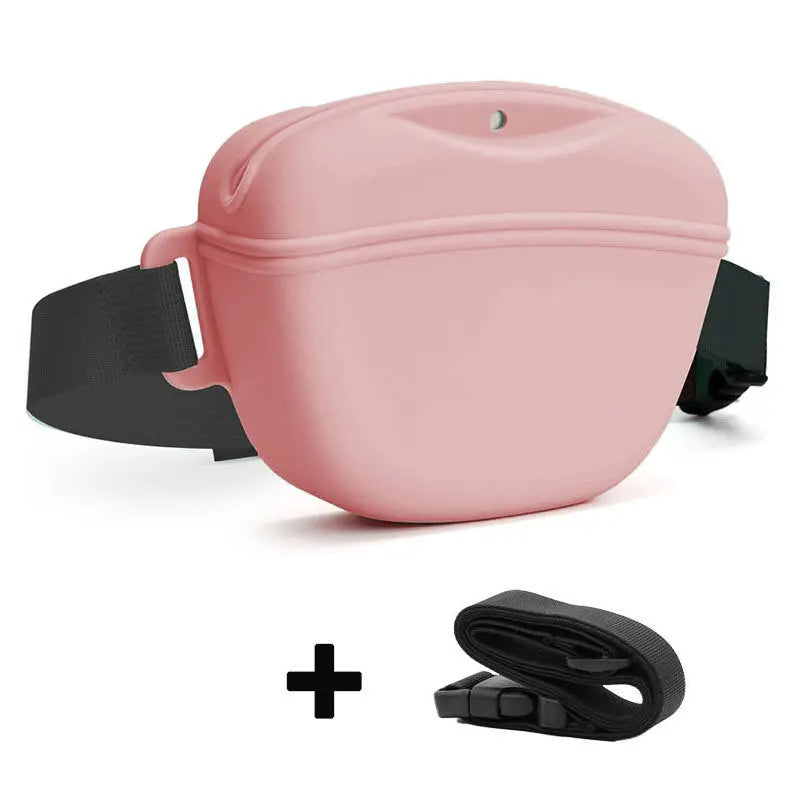 Silicone Dog Training Waist Bag Outdoor Portable Crossbody Pet Snack Pouch eprolo