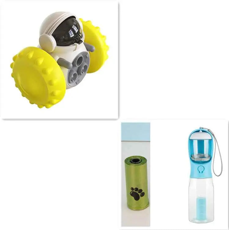 Cat Dog Slow‑Food Balance Car Toy Interactive Smart Feeding Fun Pet Trainer