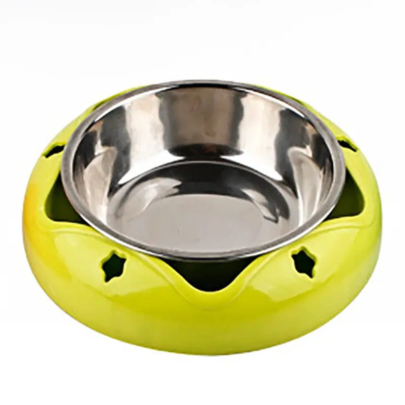 Durable Pet Dog Bowl Stainless Steel Non-slip Drinking Feeding Dual-use Food Feeder For Small Medium Dogs Cats Pet Accessories eprolo