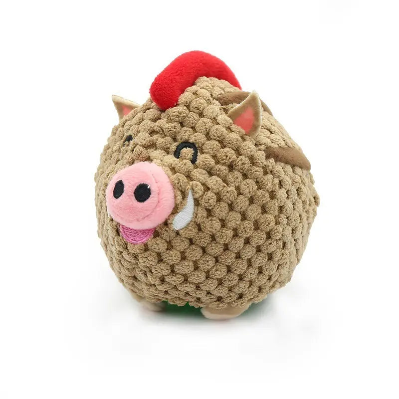 Interactive pet toys dog balls teeth grinding training bite resistance and sound making dog toys eprolo