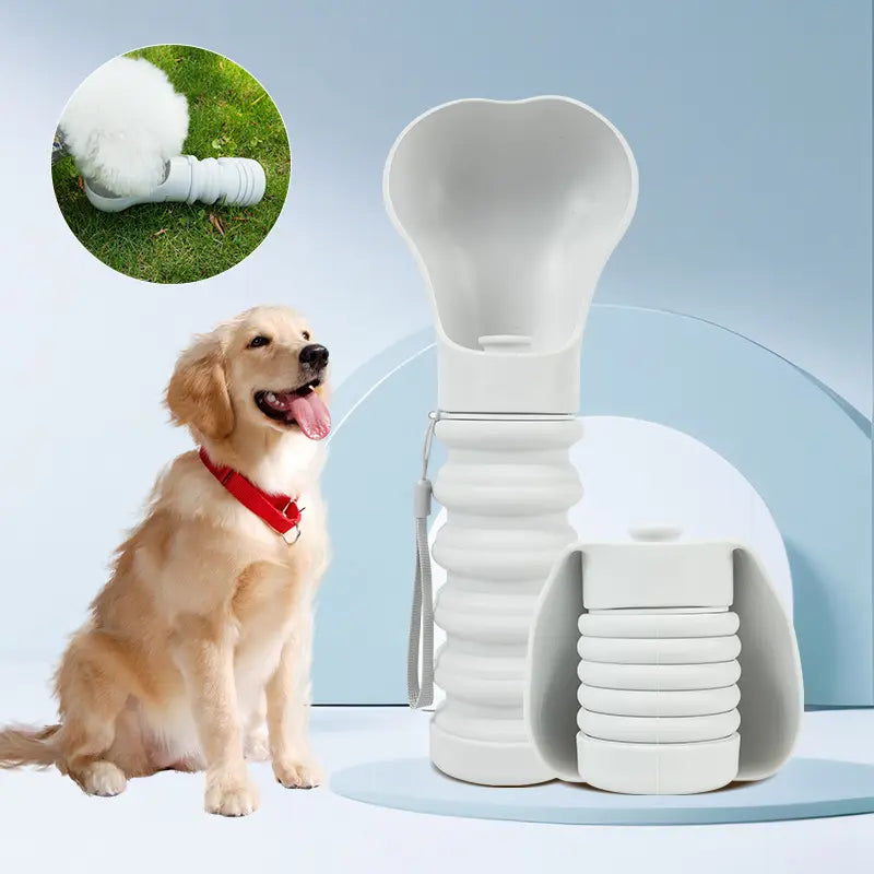 Silicone 550ml Pet Accessories Dog Mugs Products Foldable Dog Travel Water Dispenser Dog Water Bottle eprolo