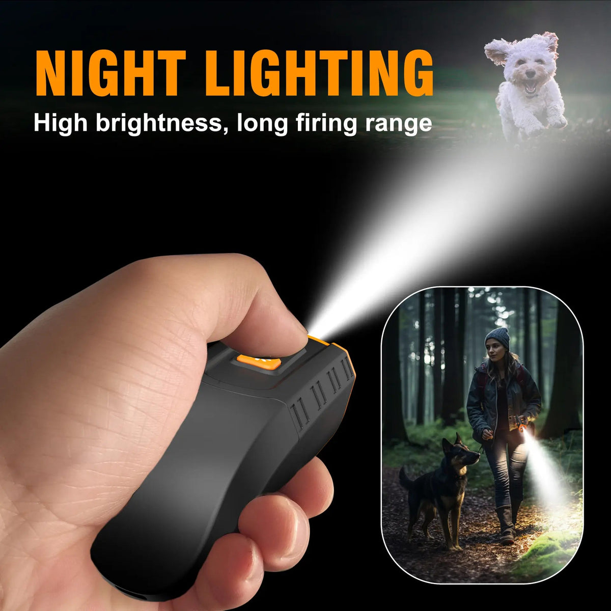 Handheld Ultrasonic Dog Trainer Portable Barking Stopper Dog Repellent Pet Training Supplies eprolo