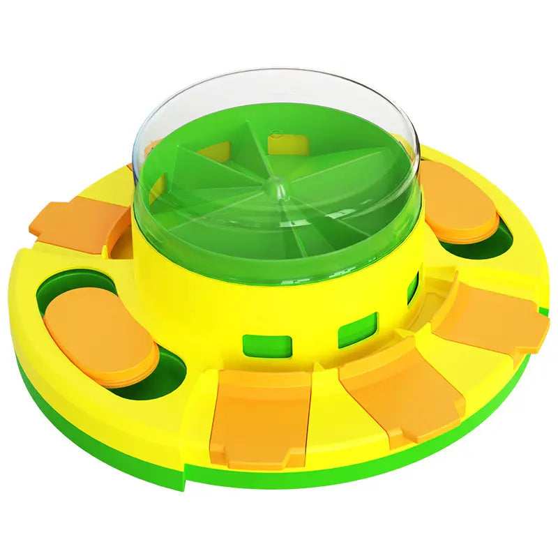 Pet Supplies Teething Sound Ball Dog Puzzle Leak Food Toys Pet Training Supplies Feeding Food Bin Dog Puzzle Diet Roulette eprolo