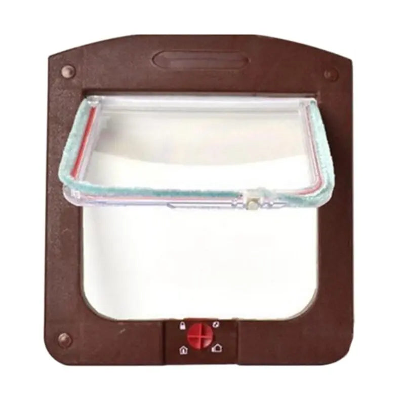 Pet Cat Puppy Dog Gates Door Lockable Safe Flap Door Pet Safety Products Lock Suitable For Any Wall Or Door Fences Gates Window eprolo