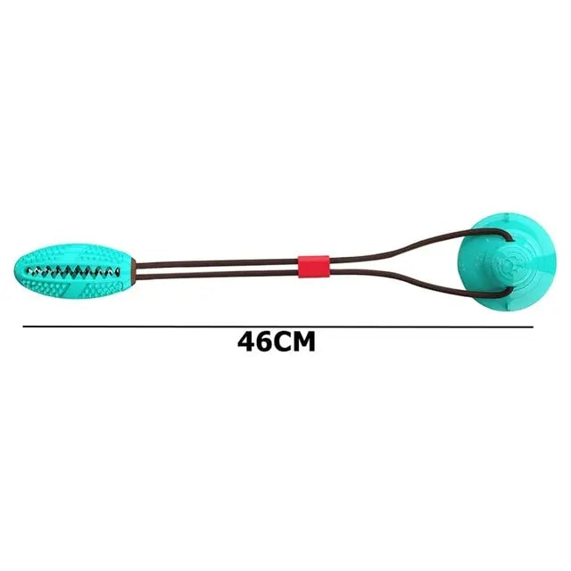 Multi-function Dog Pet Molar Ball Teeth Grinder Rubber Suction Cup Chew Biting Toy Pet Grinding Teeth Product Pet Training Toys eprolo