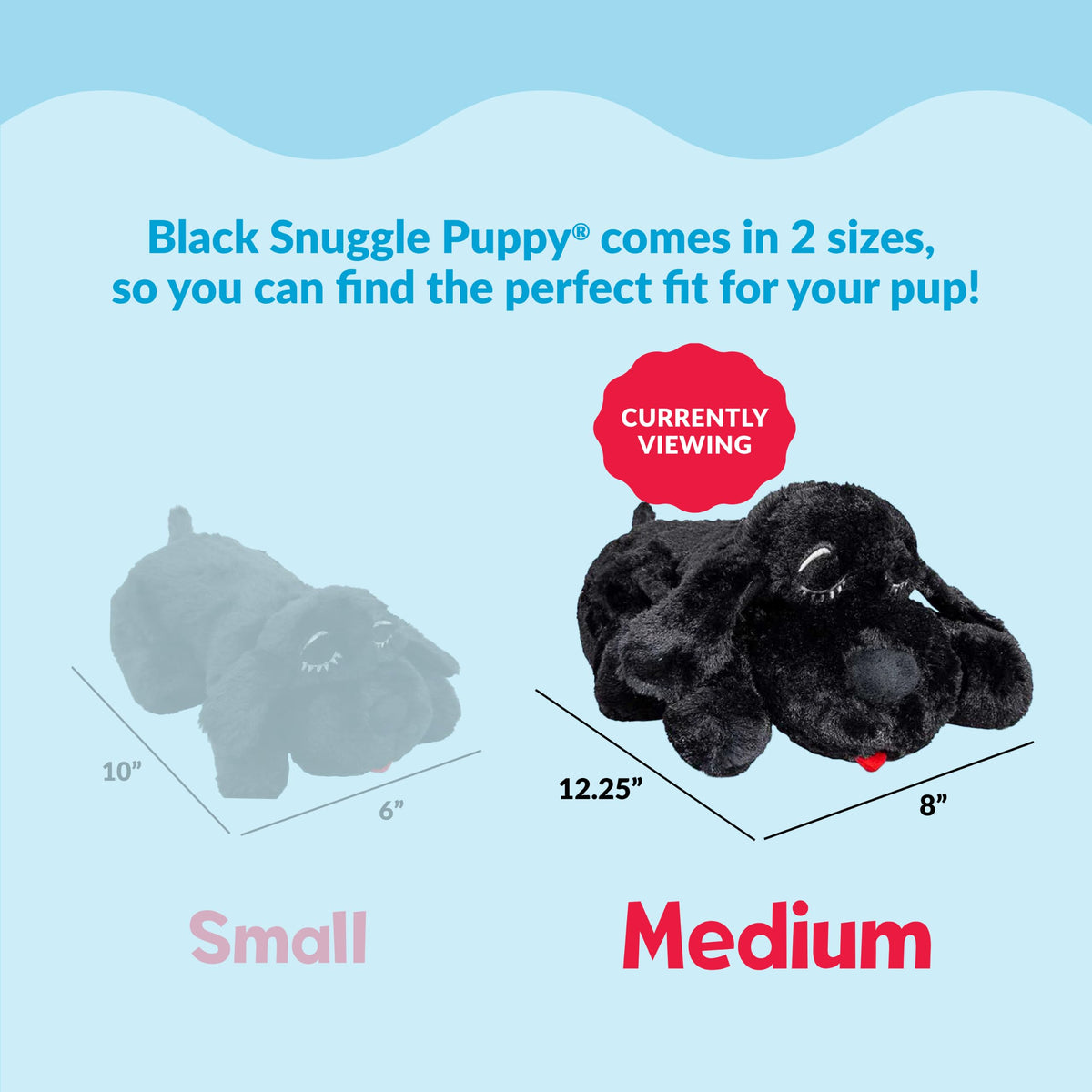 Snuggle Puppy Heartbeat Toy – Calming Comfort Plush for Medium Dogs, Cream