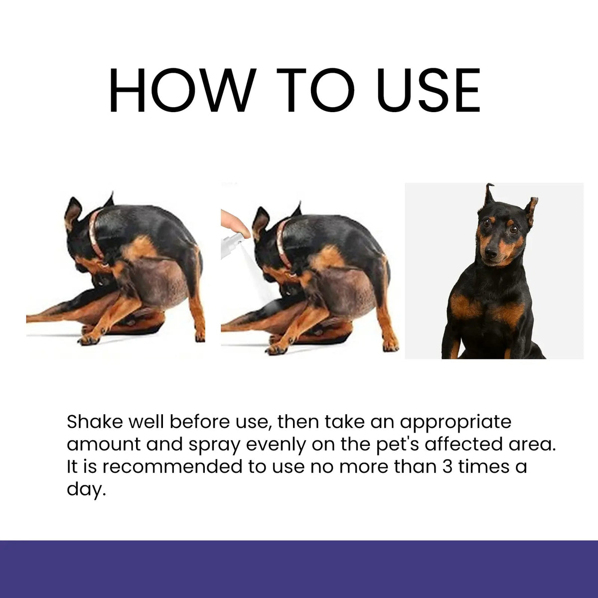 Pet Anti-Itch Spray, Pet Universal Cleaning And Soothing Skin Fur For Anti-Mite Anti-Bug Anti-Itch Spray eprolo