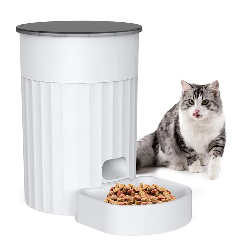 Intelligent Cat Feeder Pet Feeding Timing and Quantitative Feeding Machine Cat Food and Dog Food Automatic Feeding Compact eprolo