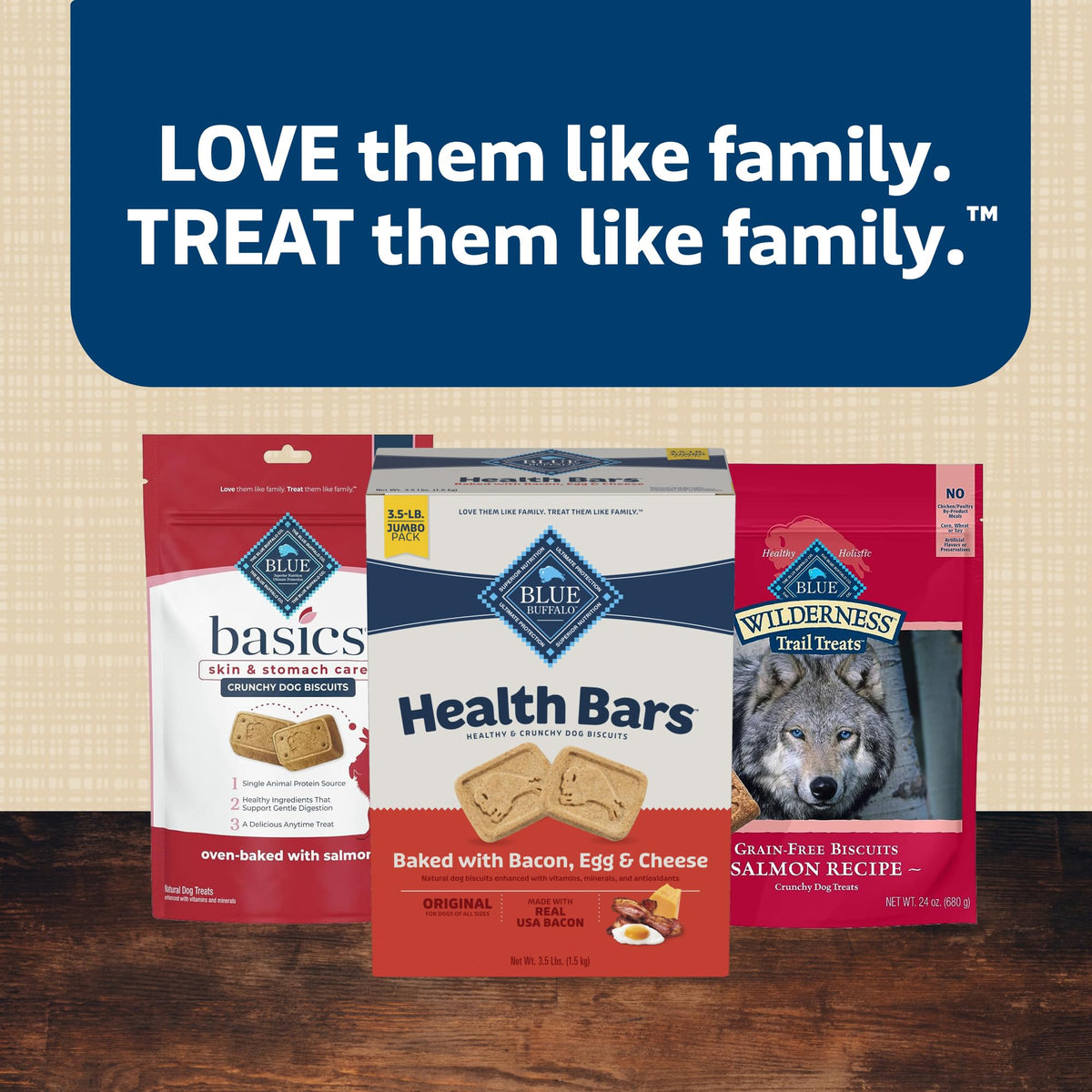 Blue Buffalo Health Bars Apple & Yogurt Dog Biscuits, 3.5 lb