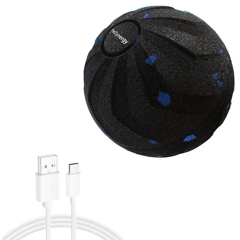Interactive Dog Toy Ball: E-TPU Material, Random Bounce & Spin Smart Motion Ball, Self-Play Chew-Proof Pet Toy eprolo