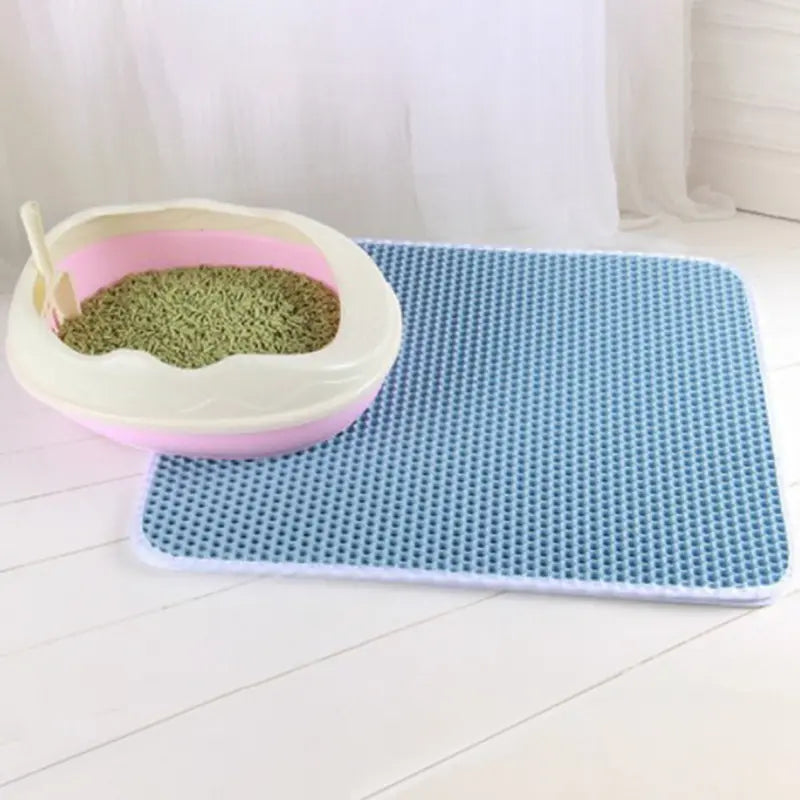 Double Layer EVA Pet Cat Litter Pad Sand Basin Filter Sand Pad Pet Supplies Cat Mat eprolo
