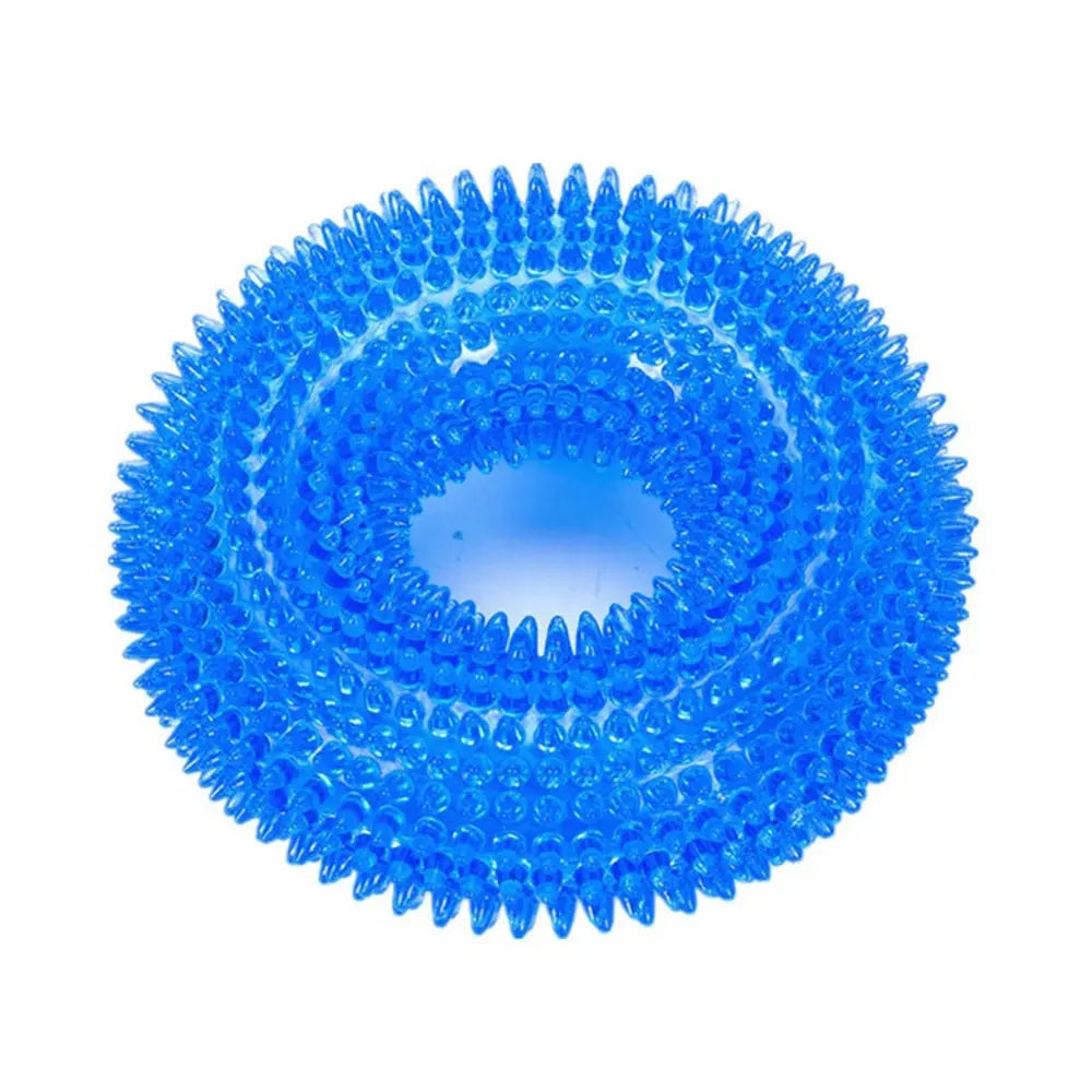 Pet Toys Bite Resistant Sound Toy Ball Chew Teeth Clean Large Dog Golden Retriever Barbed TPR Train Teeth Cleaning Jouet Chien eprolo