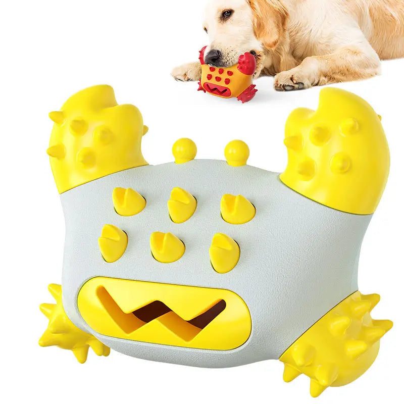 Pet Supplies Dog Toothbrush Crab Molar Stick Bite Resistant Cleaning Dog Toy eprolo