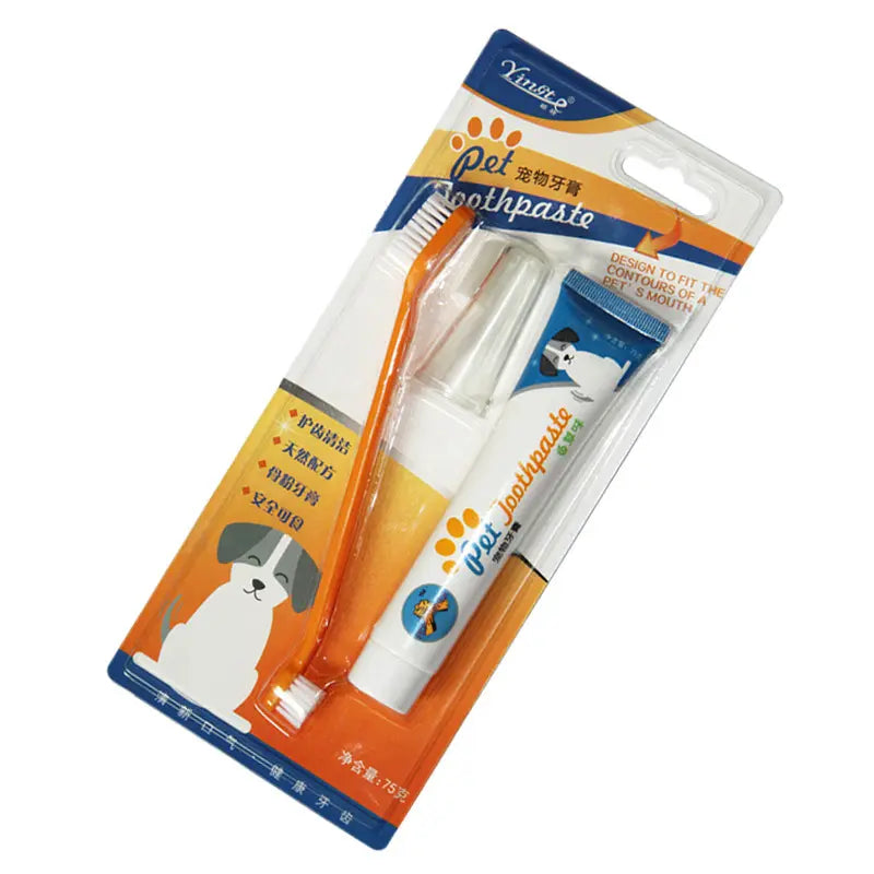 Pet Toothpaste Set for Dogs and Cats - Oral Care Supplies Needora