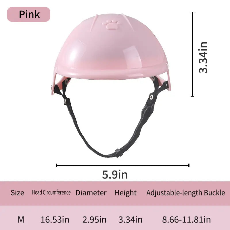 Pet Helmet New Pink Dog Cat Motorcycle Pet Dog Motorbike Sport Outdoor Pet Accessory Headwear eprolo