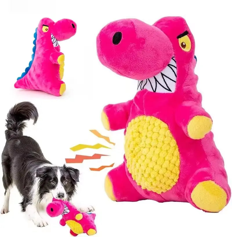 Plush voice toy interactive relief bite resistant teeth cleaning medium-sized dog border collie pet supplies eprolo