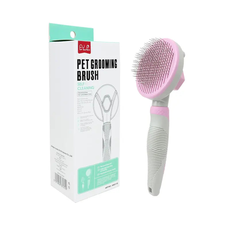 Pet Grooming Brush Self Cleaning Automatically Dog Cat Slicker Brush Remove Dog Hairs Pet Comb eprolo