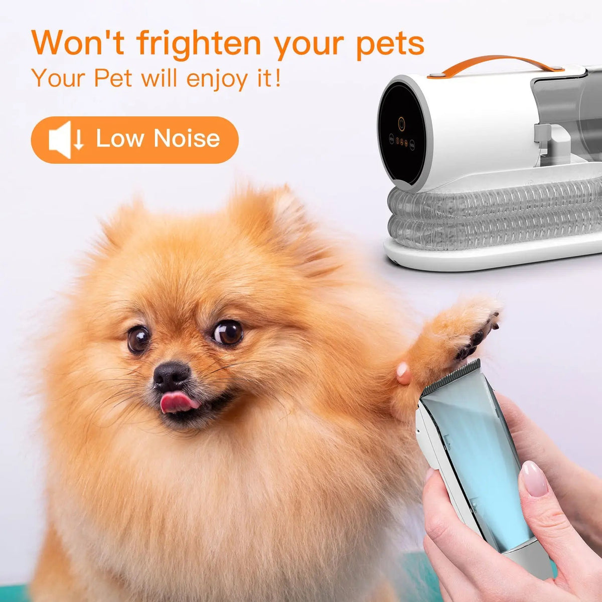 Pet intelligent beauty and grooming set is suitable for cleaning grooming and removing hair from cats and dogs of all sizes eprolo