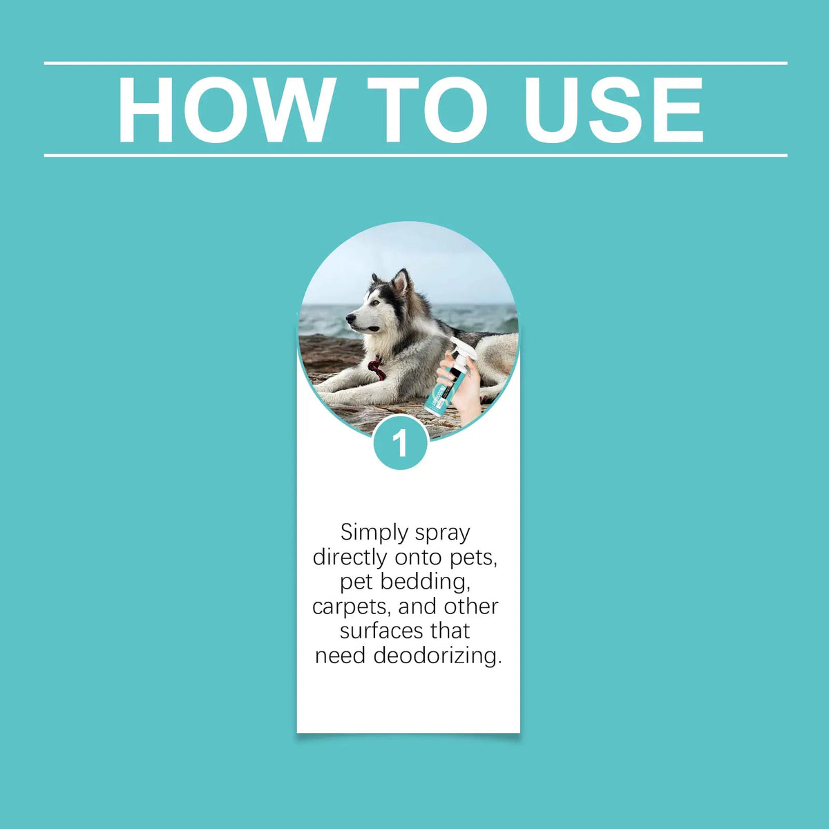 Yegbong Pet Deodorant Spray, Pet Deodorant Cleaning, Odor, Lasting Fragrance To Protect The Health Of Pets eprolo