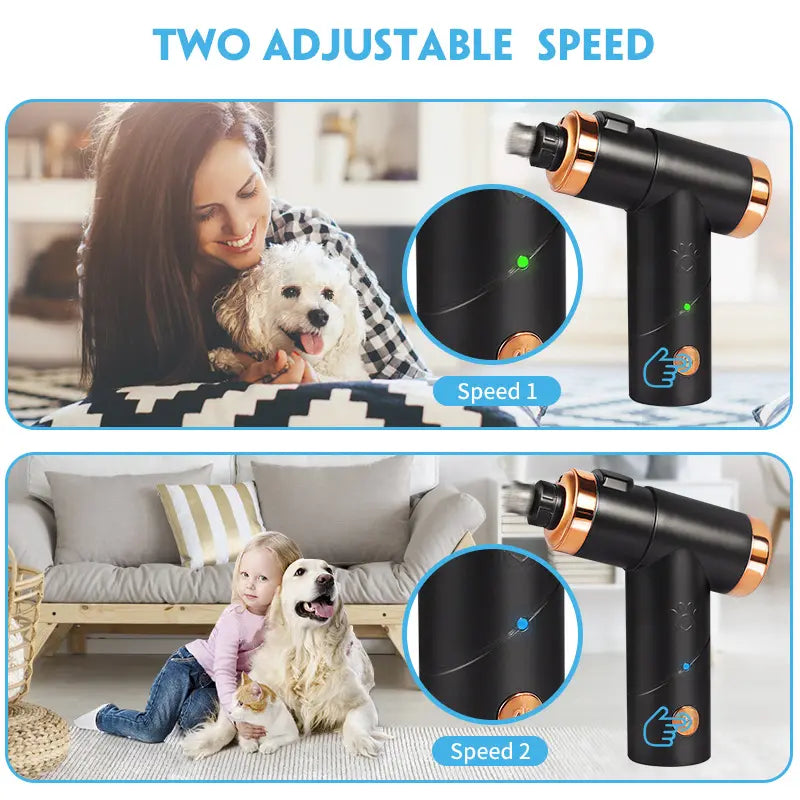 Rechargeable Pet Nail Clippers Dog Nail Polisher Cat Dog Nail Clipper Electric Pet Nail Polisher eprolo