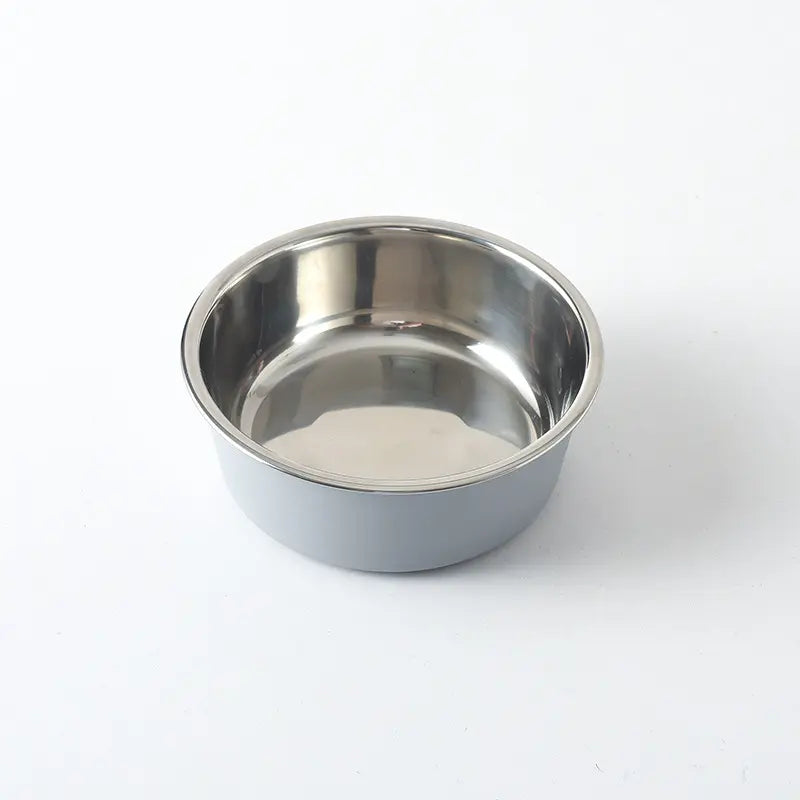 Pet Supplies Pet Food Bowl Stainless Steel Dog Bowl Cat Bowl Feeding and Drinking Bowl eprolo
