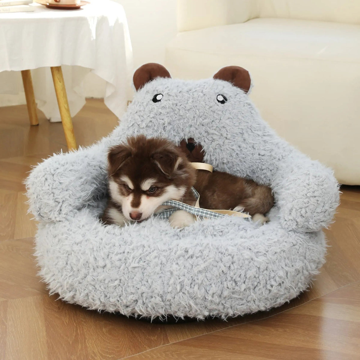 New Winter Cute Alpaca Cat Bed House Nest Warm Comfortable Pet Products Bottom Non-slip Bed For Dog Dog Bed Pet Mats Pads eprolo