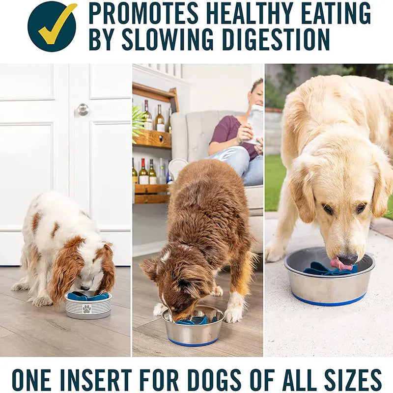 OurPets Pet Feeder Propeller Dogs Slow Down Feeding Speed Protect Intestinal Feeder eprolo
