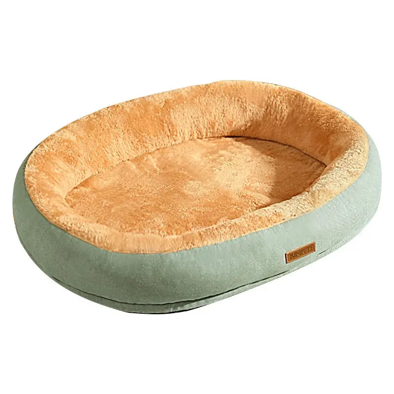 New Pet Kennel Oval Cat Kennel Dog Kennel Warm Cat Bed Plush Kennel Bite Resistant Non-Stick Pet Products Dog Mat eprolo