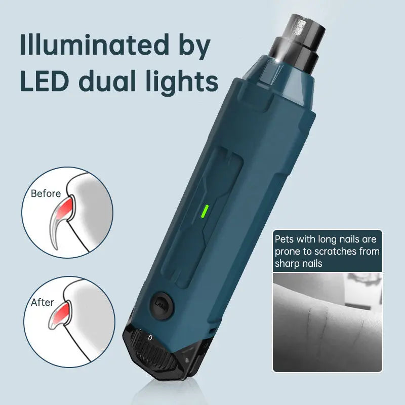 New Electric Nail Clippers for Dog Scissors for Pets Nail Grinder for Dogs Cats Grooming Trimmer Cutters Nail Mill Pet Products eprolo