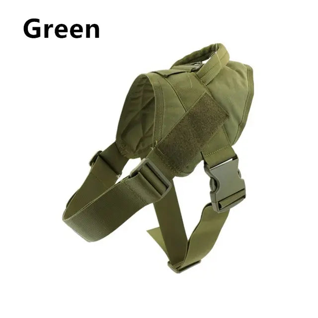 Dog Tactical Vest Nylon Outdoor Waterproof Dog Clothing Large And Medium-Sized Dog Training Vest Chest Strap Traction eprolo