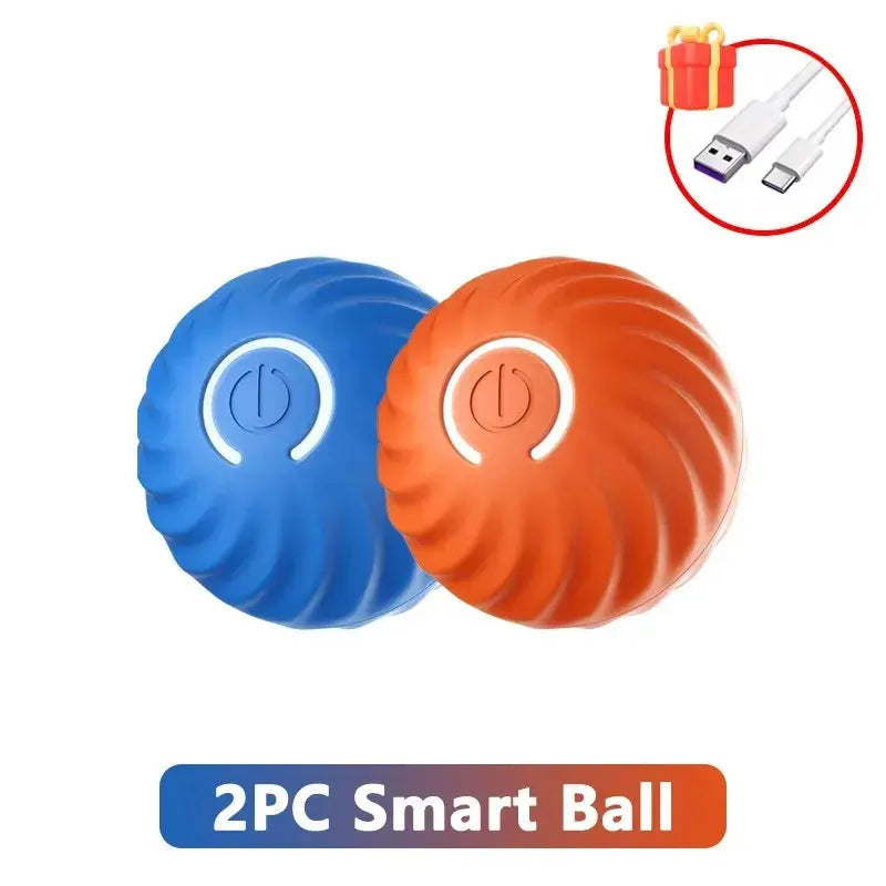 Smart Dog Toy Ball for Dogs Electronic Interactive Pet Products Training Plush Automatic Jump Roll Ball Rechargeable eprolo