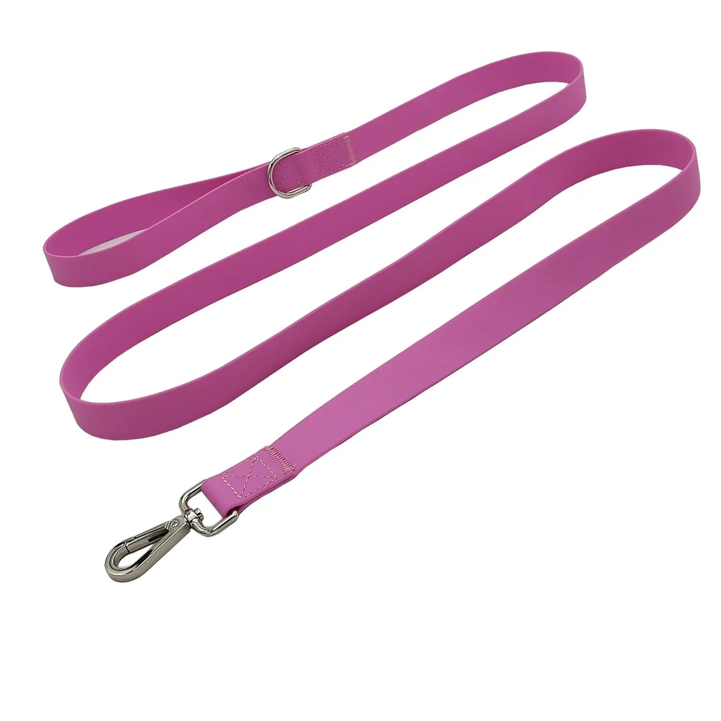 Dog Silicone Pvc Traction Rope Collar Purple Wrapped Rubber Ribbon Waterproof Dog Traction Rope Pet Products eprolo