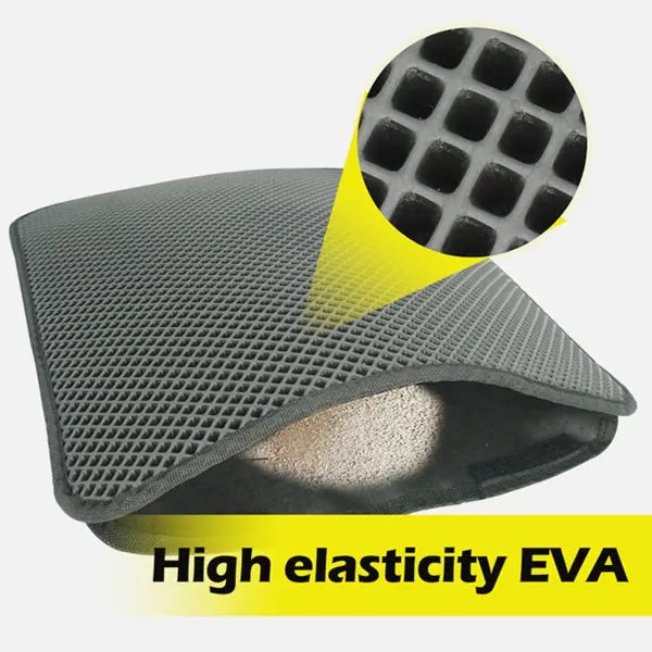 Waterproof Pet Cat Litter Mat EVA Double Layer Cat Litter Trapping Pet Litter Cat Mat Clean Pad Products eprolo
