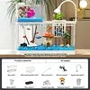 Desktop Ecology Fish Tank – Transparent LED Aquarium with Oxygen & Energy Saving Design Needora
