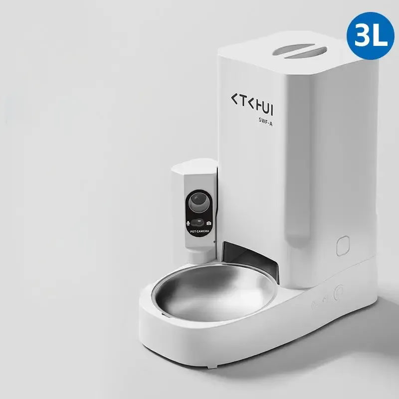 Smart Automatic Pet Feeder – Stainless Steel Bowl & LCD Timer Needora